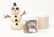 Load image into Gallery viewer, snowman playdough